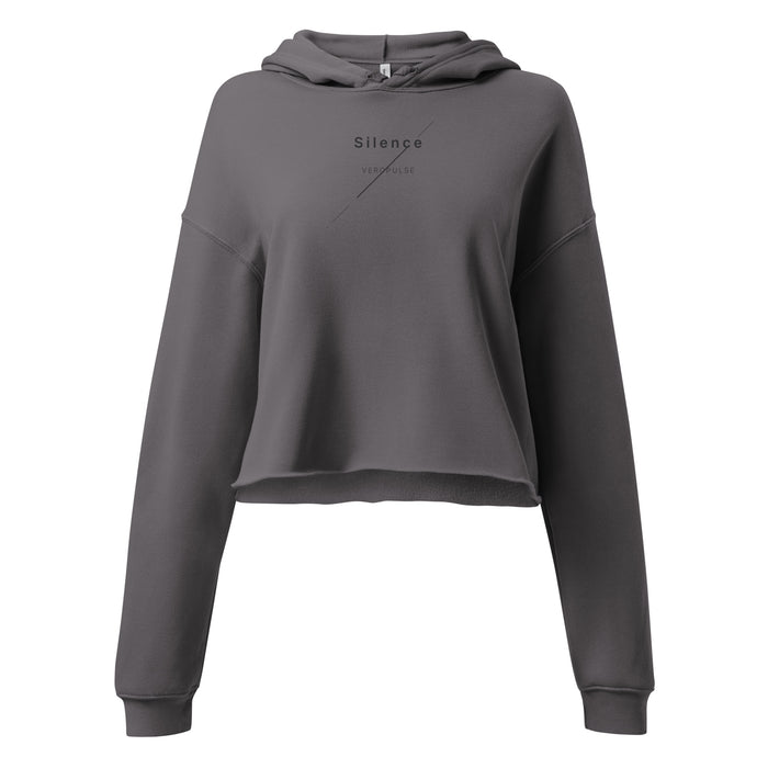 Silence — Cropped Hoodie